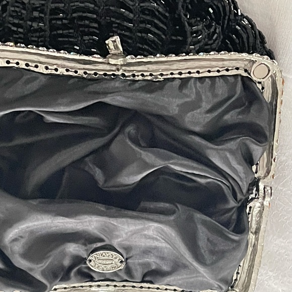 CLARA KASAVINA BEAD WOVEN EVENING HANDBAG - Picture 4 of 15